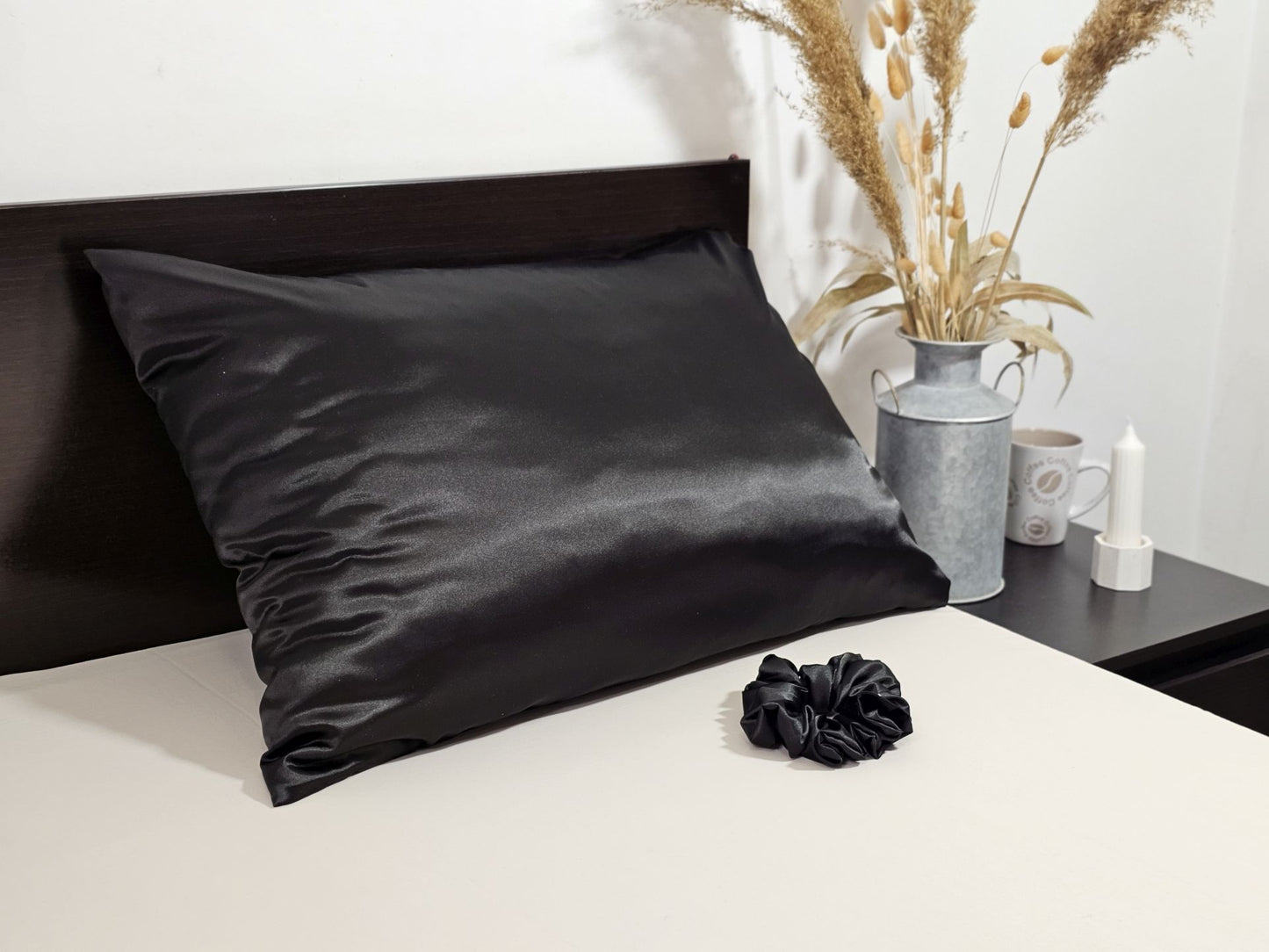 Față De Pernă Black Satin